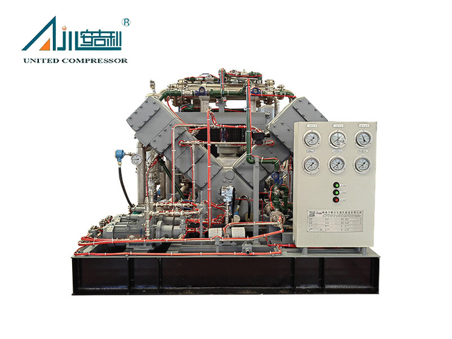 कम दबाव 500Nm³/h तेल मुक्त प्राकृतिक गैस पिस्टन कंप्रेसर