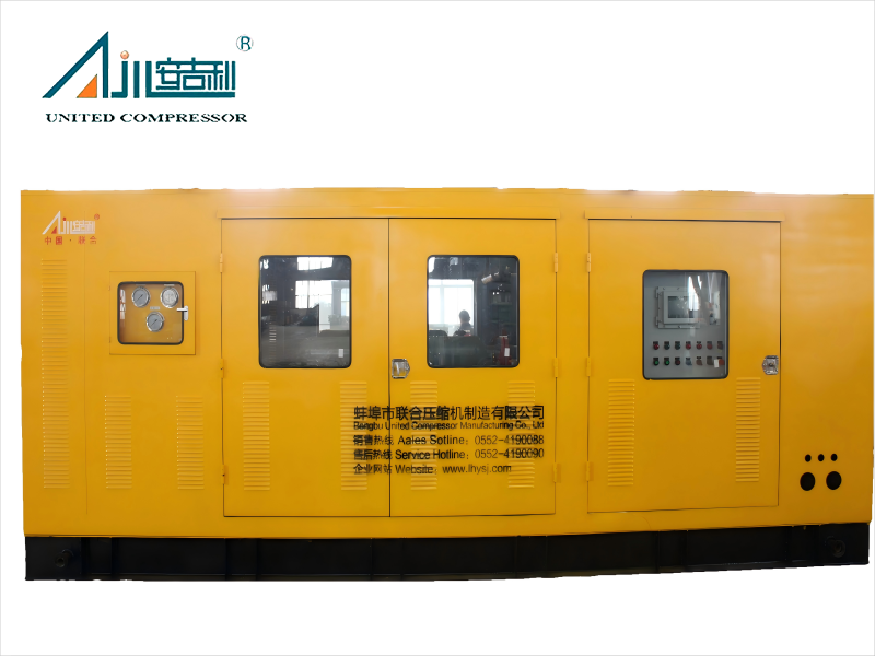 पाइपलाइन के लिए 6m³/मिनट प्राकृतिक गैस कंप्रेसर 4.5MPa आउटपुट