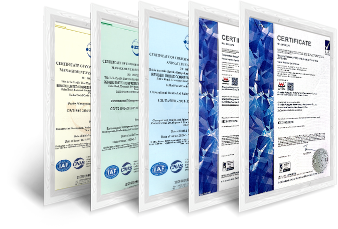 गैस कंप्रेसर प्रमाणपत्र