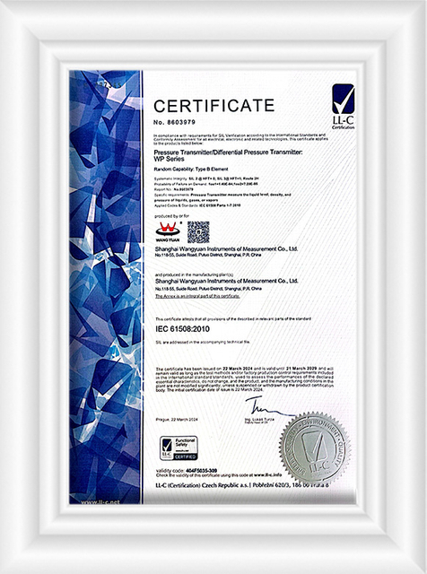 उच्च दबाव CNG कंप्रेसर प्रमाणपत्र