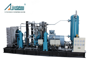 उच्च दबाव तेल मुक्त सीएनजी पिस्टन कंप्रेसर गैस फिलिंग स्टेशन